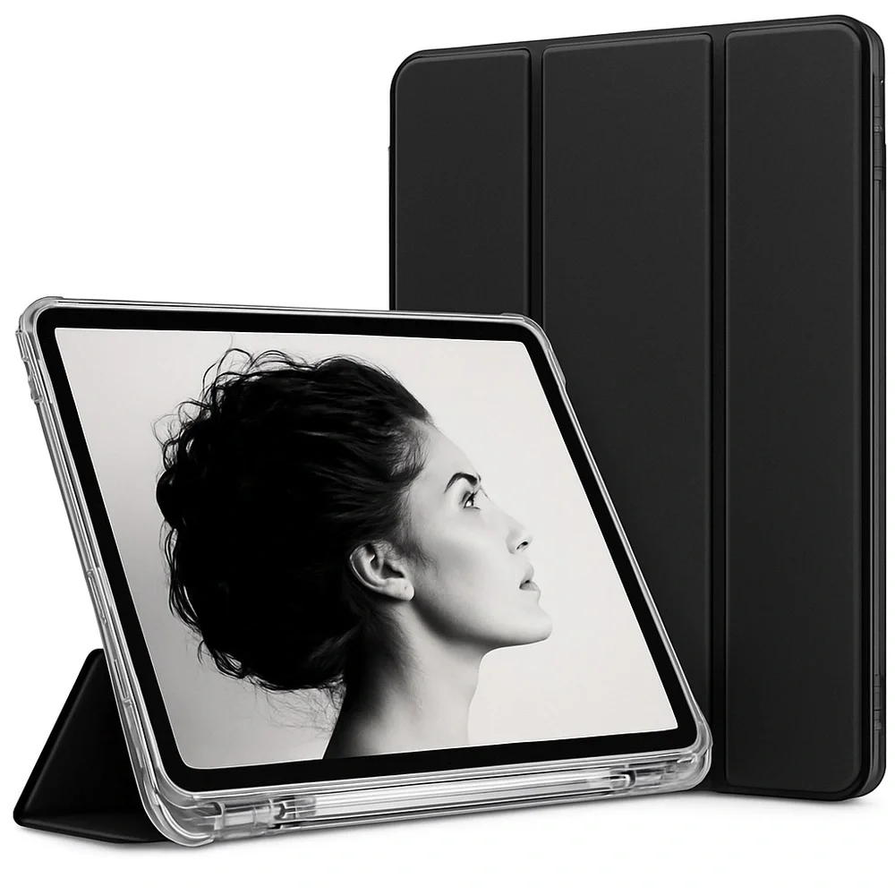🆕Black Tablet Case with Stand
